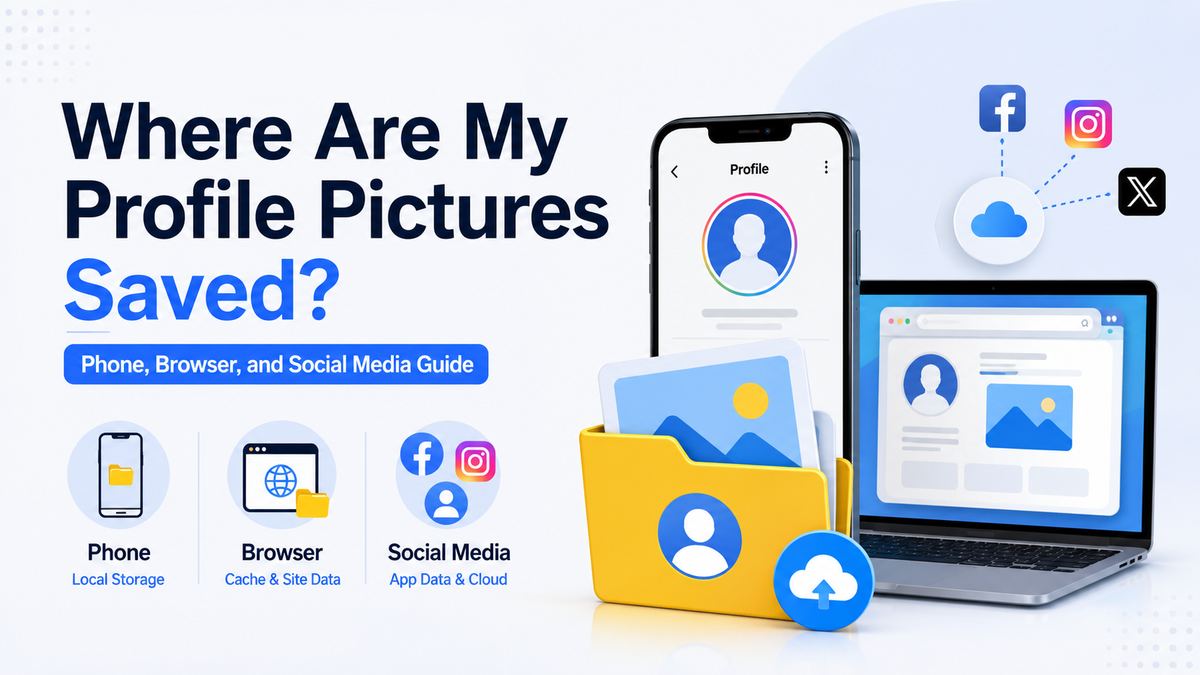 Where Are My Profile Pictures Saved? Phone, Browser, and Social Media Guide