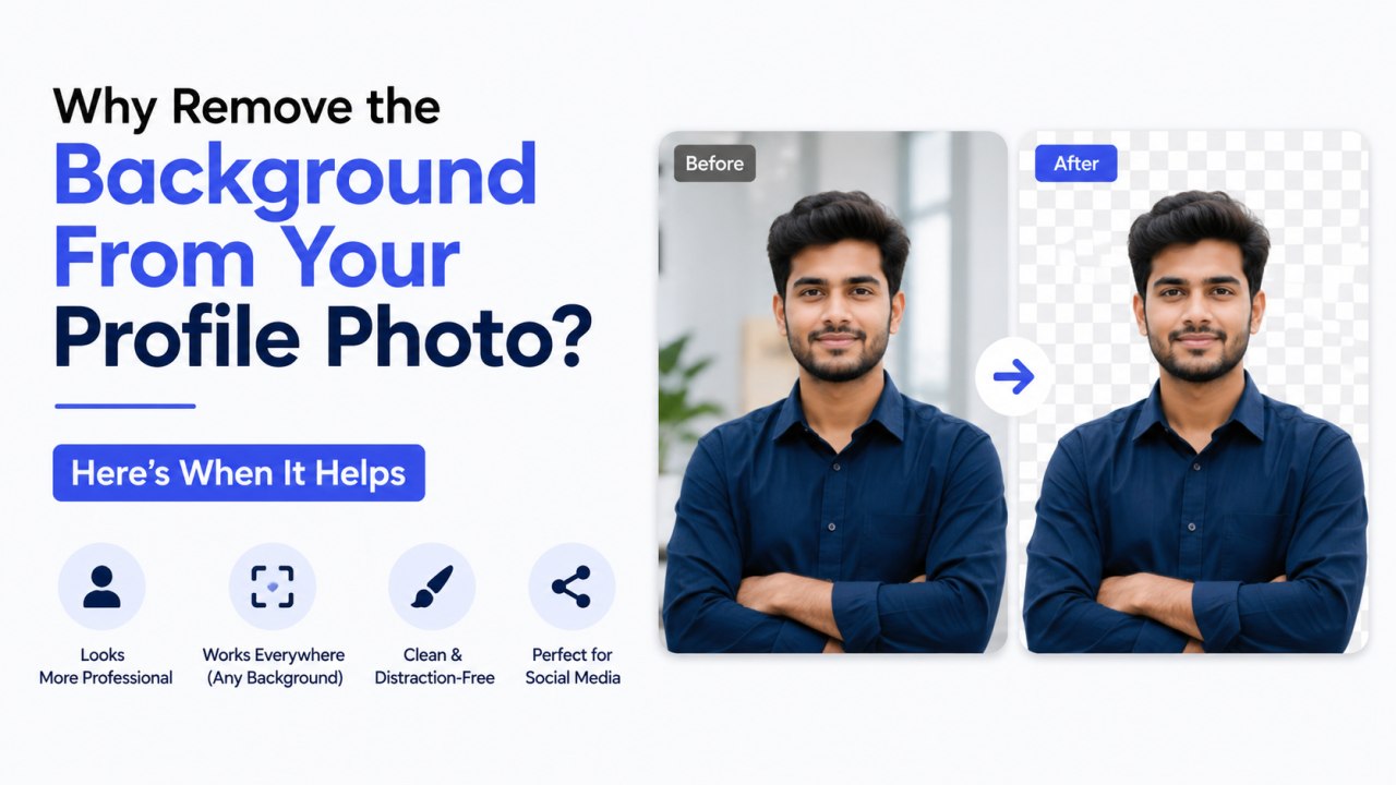 Why Remove the Background From Your Profile Photo? Here's When It Helps